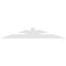 Ekena Millwork Richland Architectural Grade PVC Gable Bracket, 96"W x 16"H x 4"D x 6"F, 4/12 Pitch GBP096X16X0406RIC00 - alternate 5